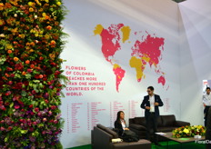 Flowers of Colombia find their final destination in over 100 countries worldwide